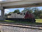 CITX 6011, Ex SOO Line & Indiana RR SD60, sits on the UP interchange track on the Austin Western Railroad